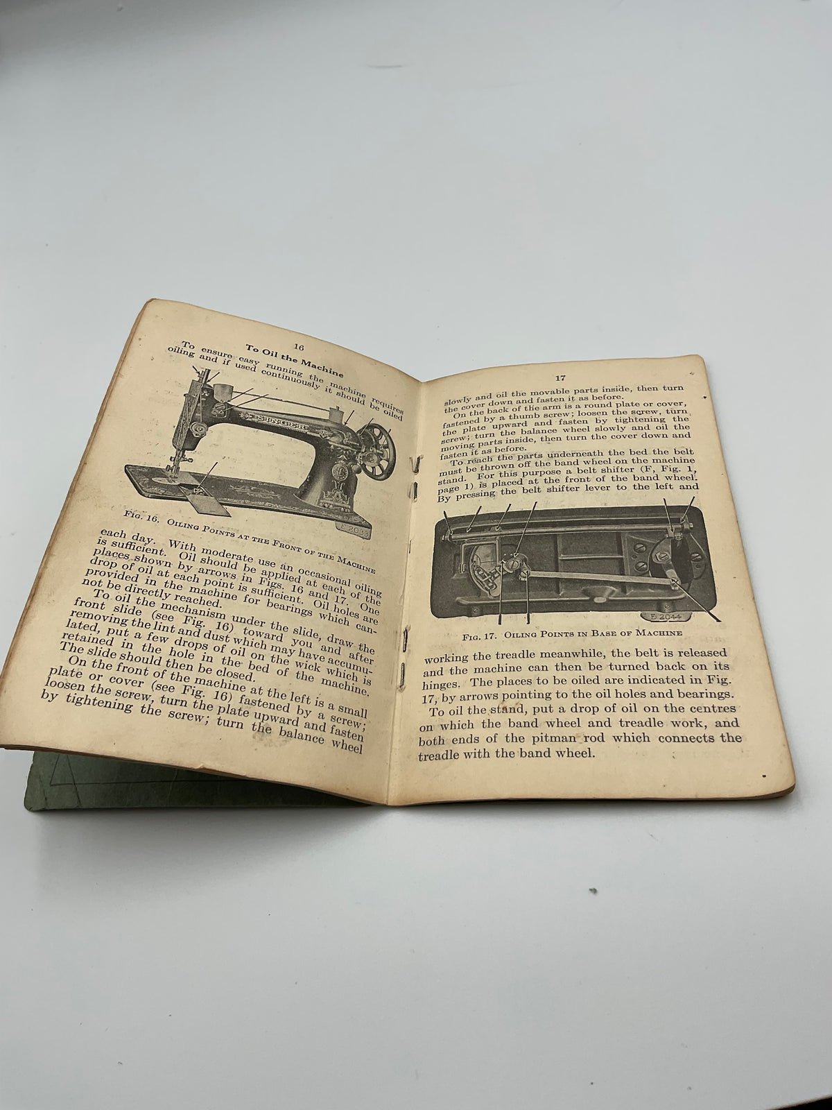 Antique 1915 Singer Sewing Machine Instructions Pamphlet