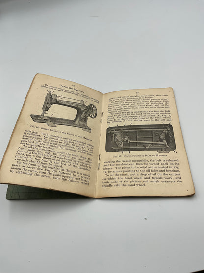 Antique 1915 Singer Sewing Machine Instructions Pamphlet