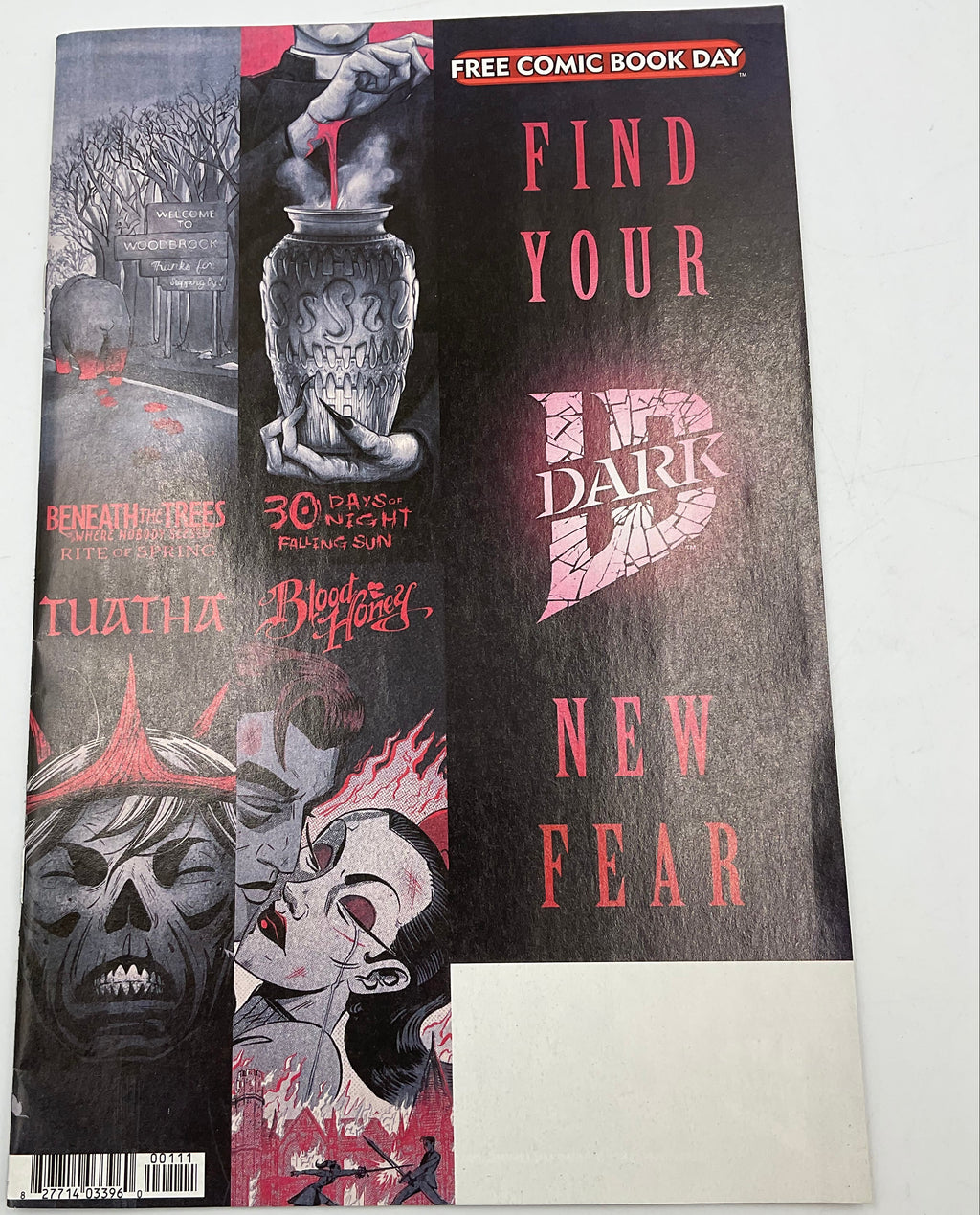 IDW Dark Find Your New Fear FCBD 2025 Horror Sampler Reader Copy