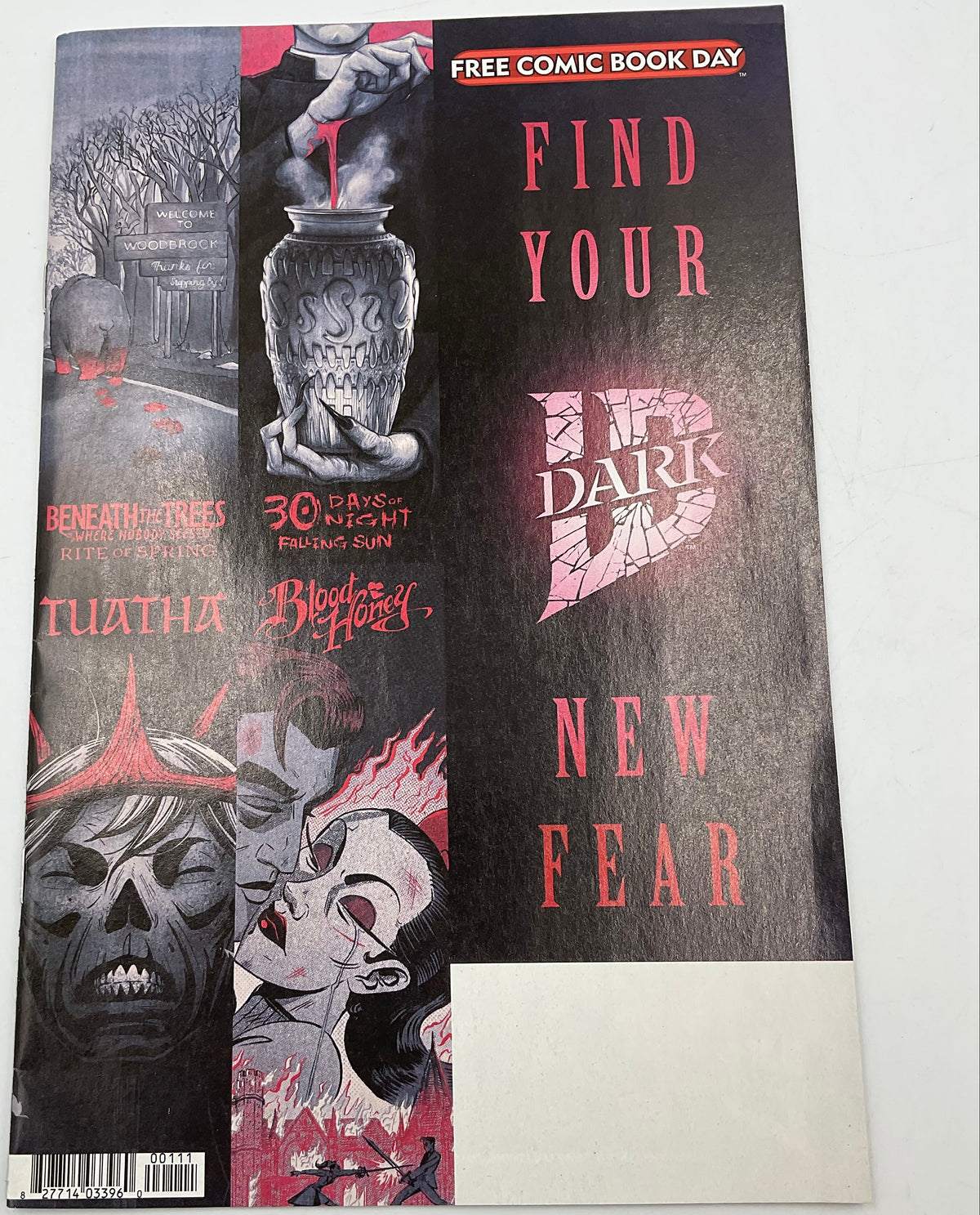 IDW Dark Find Your New Fear FCBD 2025 Horror Sampler Reader Copy