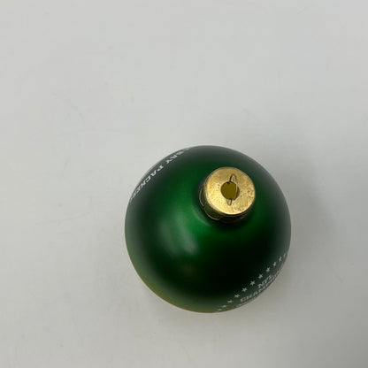 Vintage 1996 Green Bay Packers Titletown USA Glass Ball Christmas Ornament FOCO