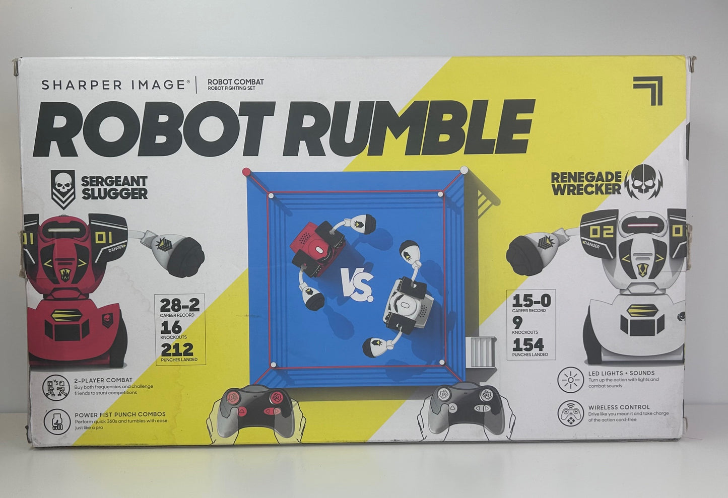 Sharper Image Robot Combat Set 2-Player Remote Control RC Battle Robots for Kids & Family New in Box