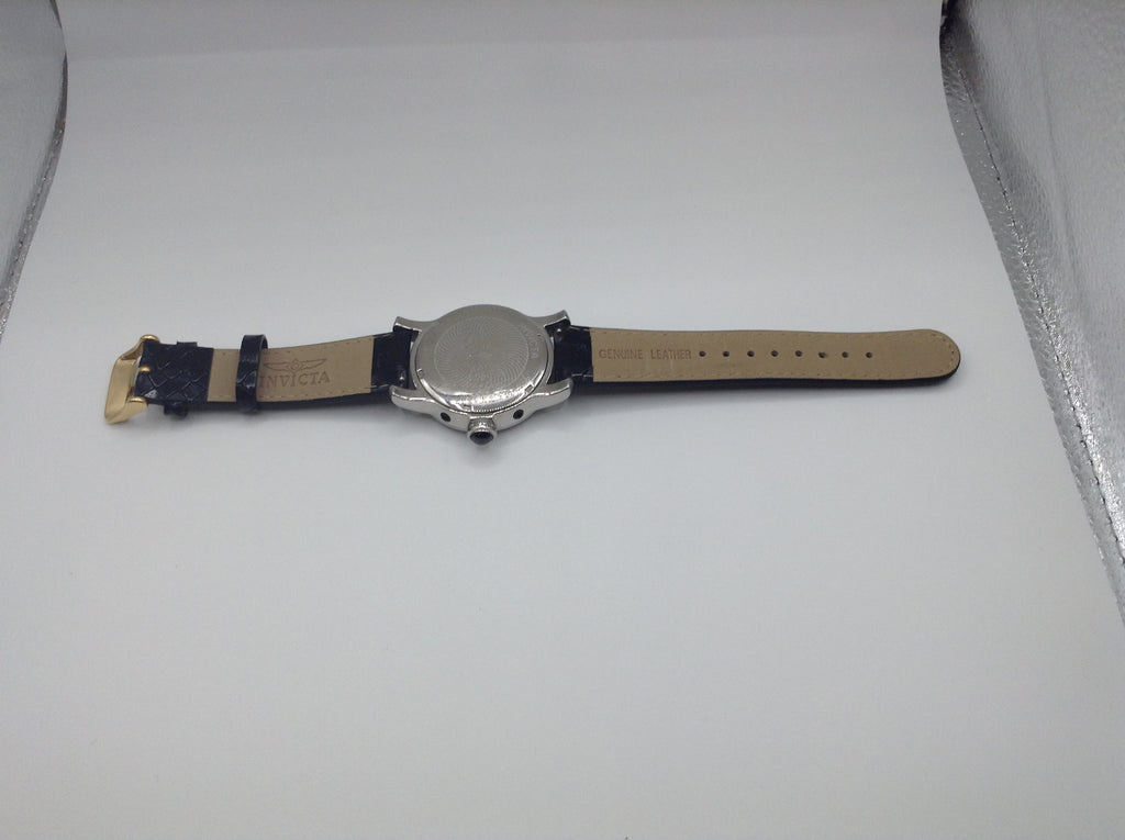 Invicta Classique Quartz Mother of Pearl Italian Crystal Dial Watch with New Band