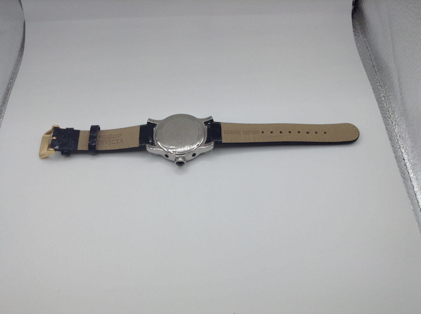 Invicta Classique Quartz Mother of Pearl Italian Crystal Dial Watch with New Band