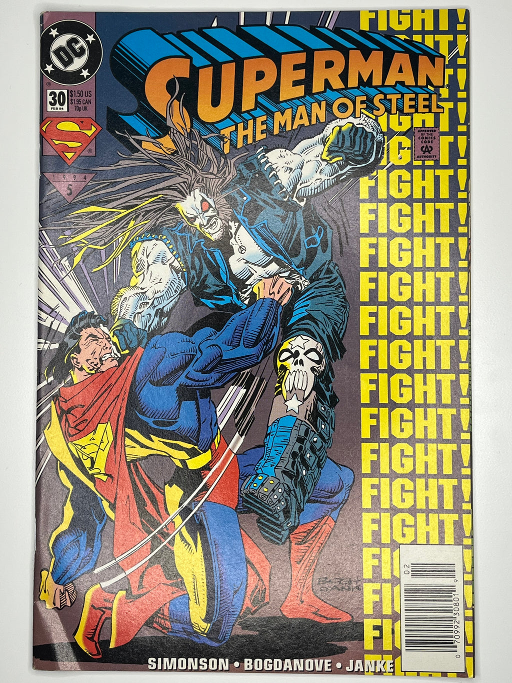 Superman The Man of Steel #30 Vintage 1994 DC Comics Comic Book