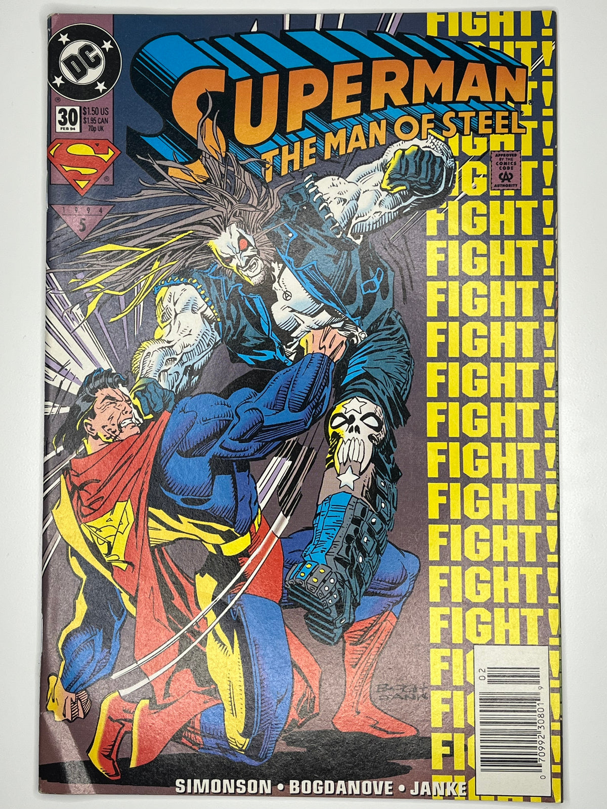 Superman The Man of Steel #30 Vintage 1994 DC Comics Comic Book