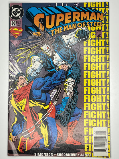Superman The Man of Steel #30 Vintage 1994 DC Comics Comic Book