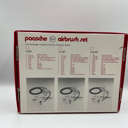 Paasche Air Brush Set Double Action Internal Mix