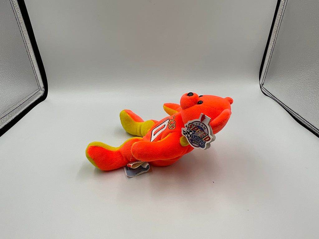 NASCAR Team Speed Beans Ricky Rudd #10 Orange Plush Teddy Bear Collectible