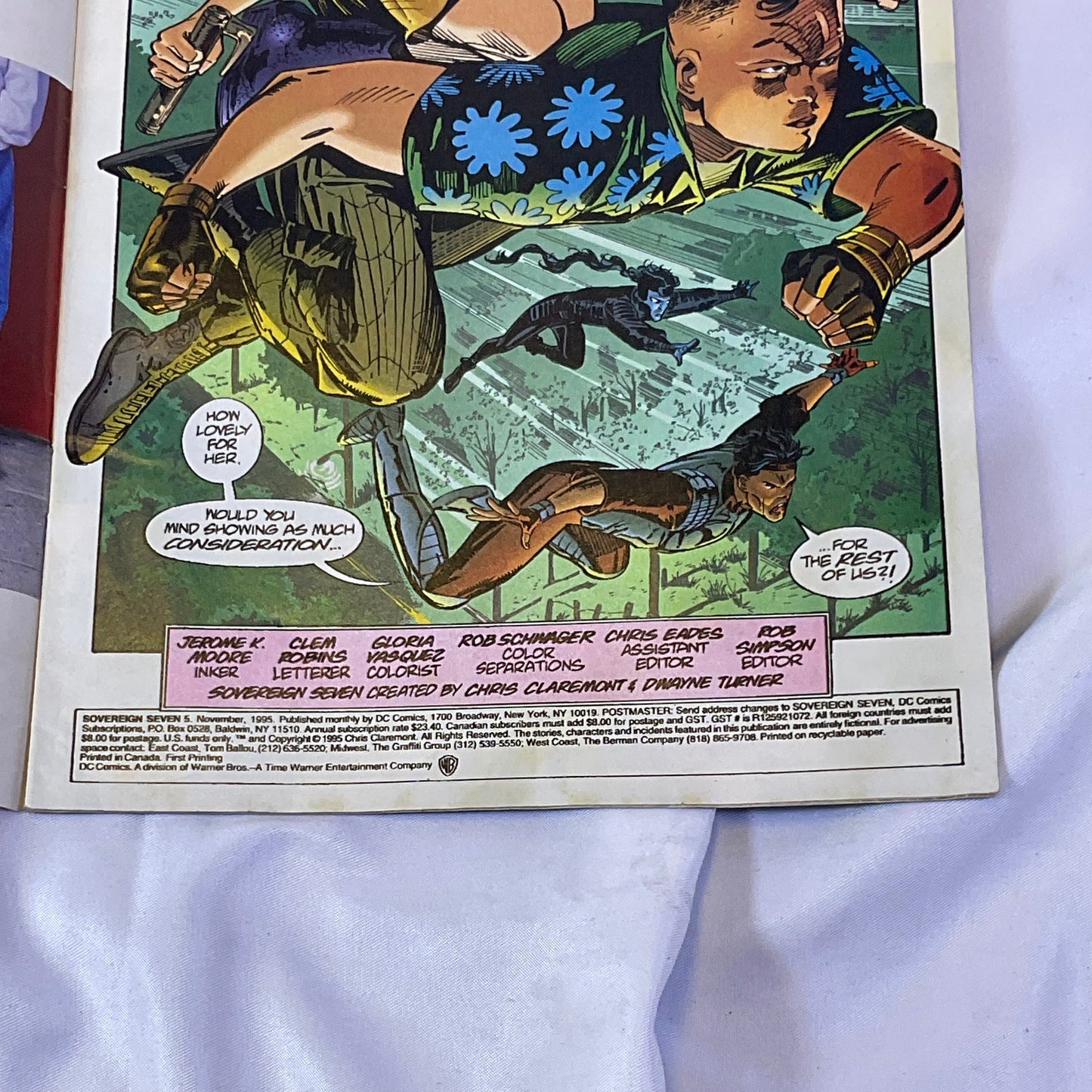 Sovereign Seven #5 Vintage 1995