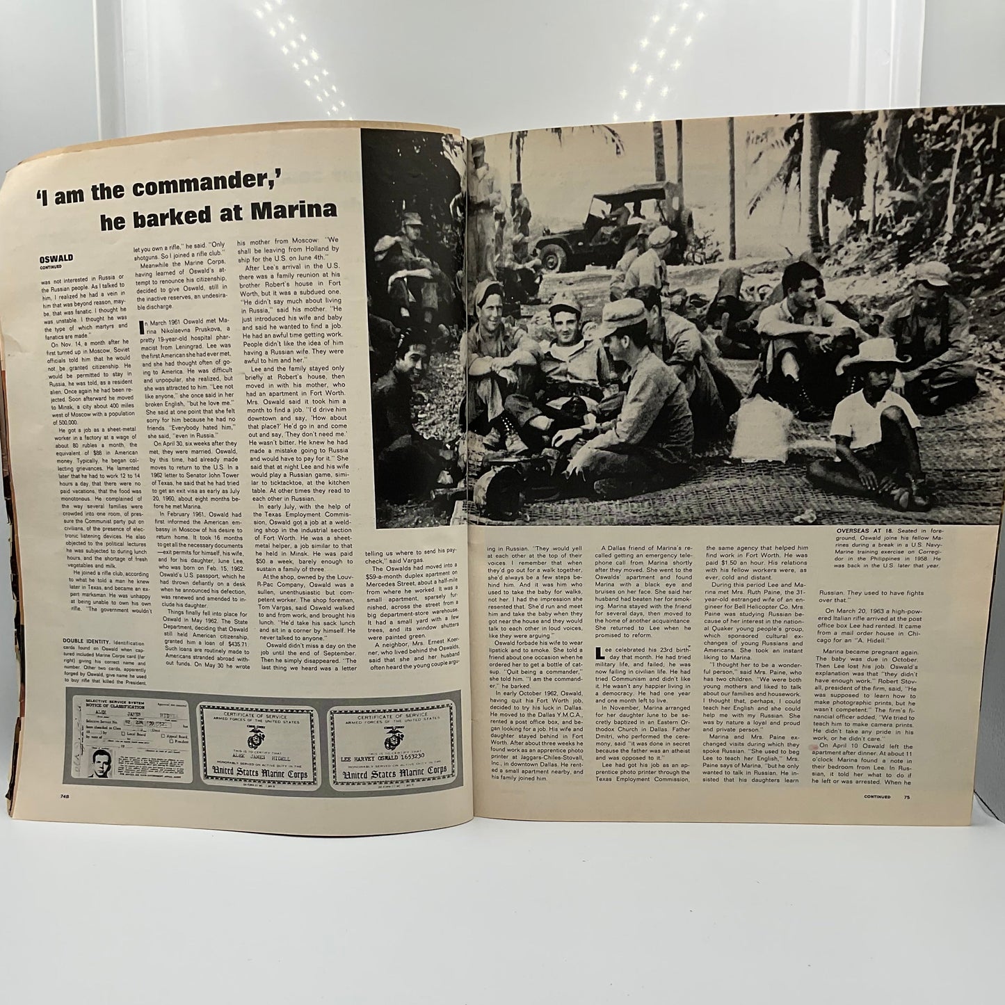 Vintage Life Magazine Newsstand February 21 1964 Lee Harvey Oswald