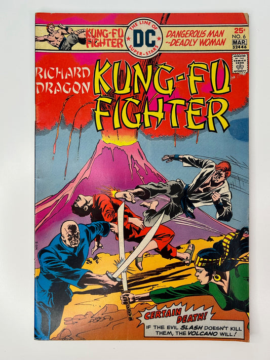Richard Dragon Kung-Fu Fighter #6 Vintage March 1976 DC Comic Book