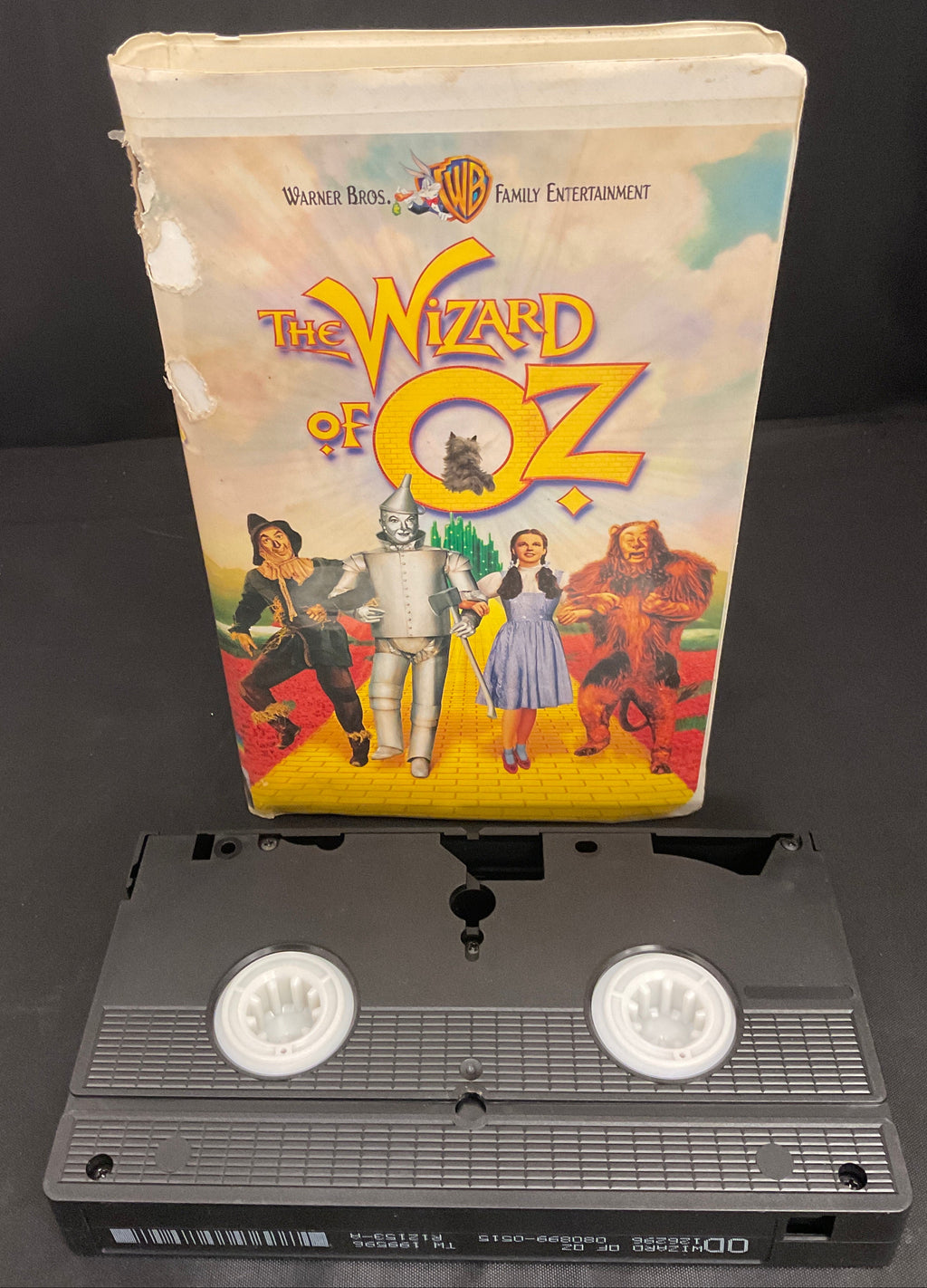 Warner Bros. The Wizard of Oz Vintage VHS Tape Case Damaged