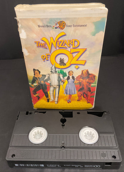 Warner Bros. The Wizard of Oz Vintage VHS Tape Case Damaged