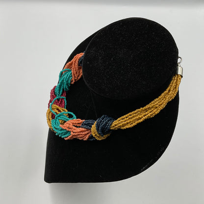 Multi Color Beaded Necklace