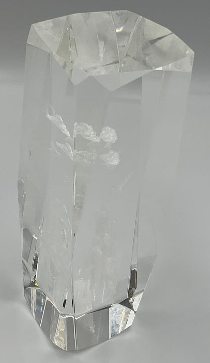 Vintage 3D laser-etched Fantasy Unicorn crystal glass paperweight