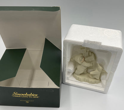 Department 56 Snowbuddies I have Lots To Give 05975 Retired figurine 2002