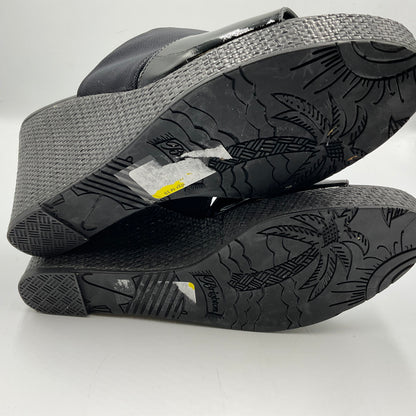 Brighton Black Wedges Women’s Shoes Size 8