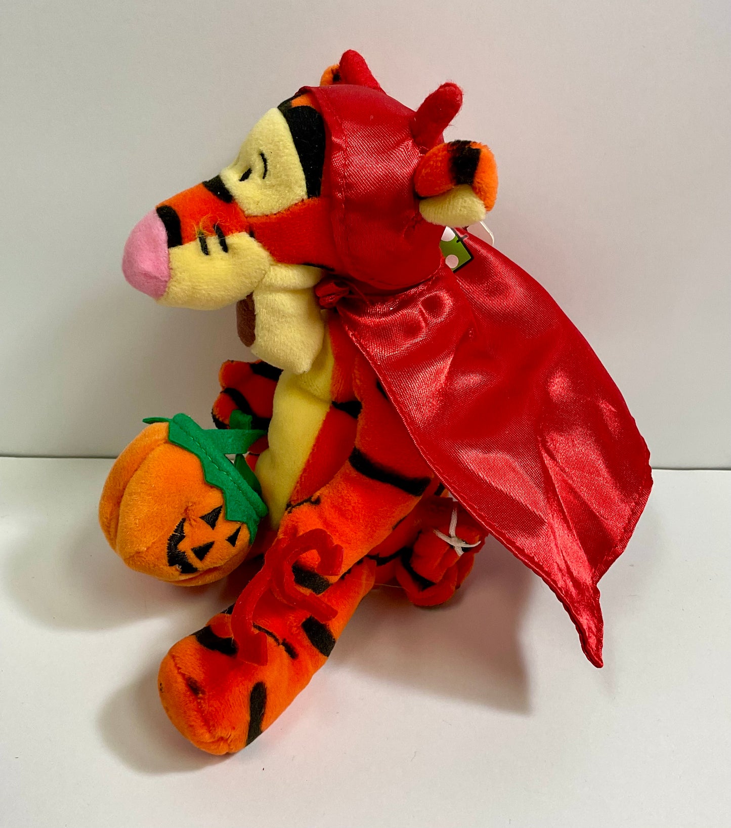 Devil Costume Tigger Vintage Winnie the Pooh Bear & Friends Halloween Mini Beanbag Beanie Plush Disney Collectible