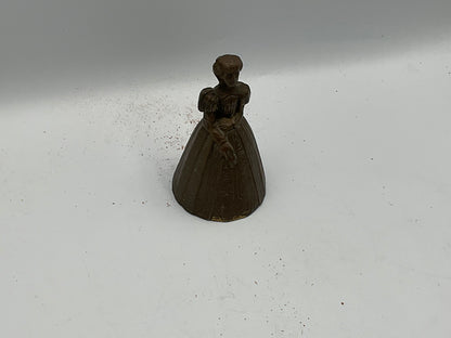 Antique Vintage English Maiden Lady Tea Bell England