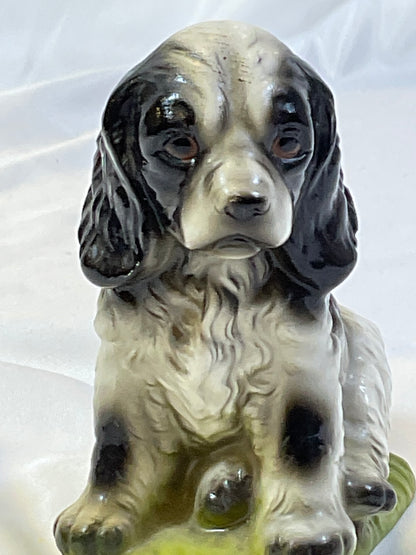 Enesco Vintage Cocker Spaniel Dog Porcelain Figurine Made in Japan