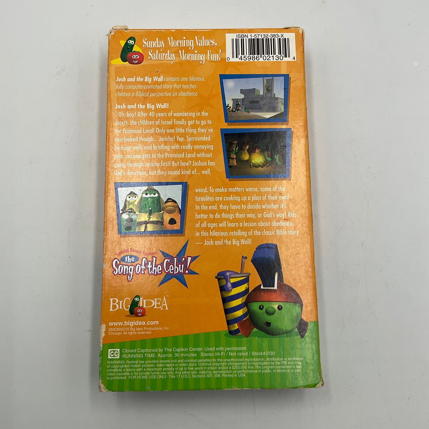 Big Ideas Veggie Tales VHS Tape