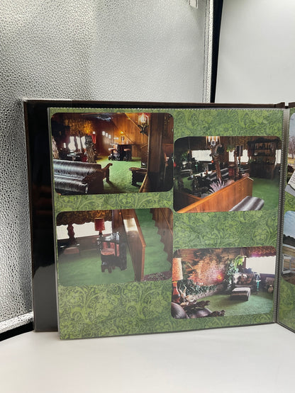 completed, vintage Graceland & Memphis vacation photo scrapbook