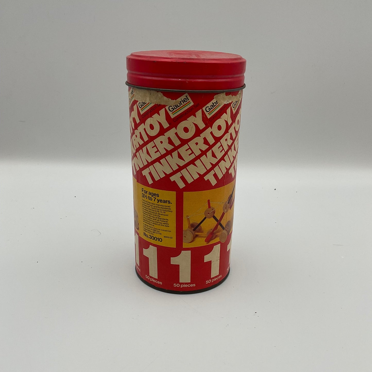 NEED PHOTOS OF ACTUAL TOY INSIDE - Gabriel 's 1979 Tinkertoy Construction Set