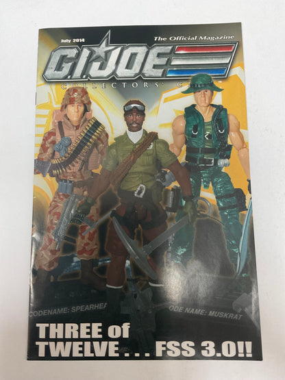 GI JOE Collecters Club Magazine Vintage July 2014 Three of Twelve FSS 3.0