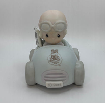Precious Moments Vintage 1990 Members Only Figurine Ten Years And Still Going Strong