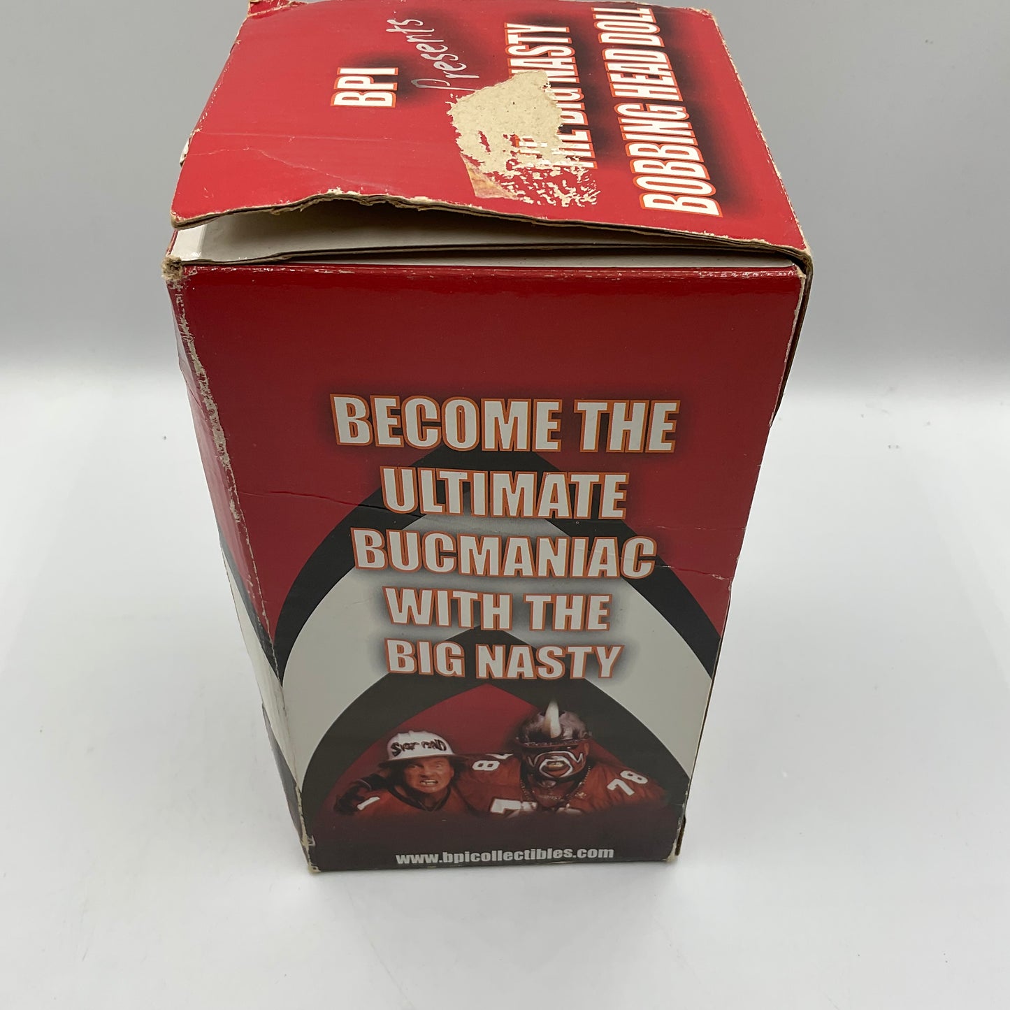 Autograph NFL Tampa Bay Buccaneers Fan The Big Nasty Bobble Head Signed