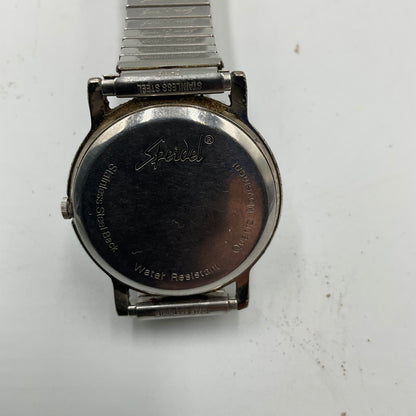 Speidel Men's Classic Vintage Silver Tone Stretch Band Watch