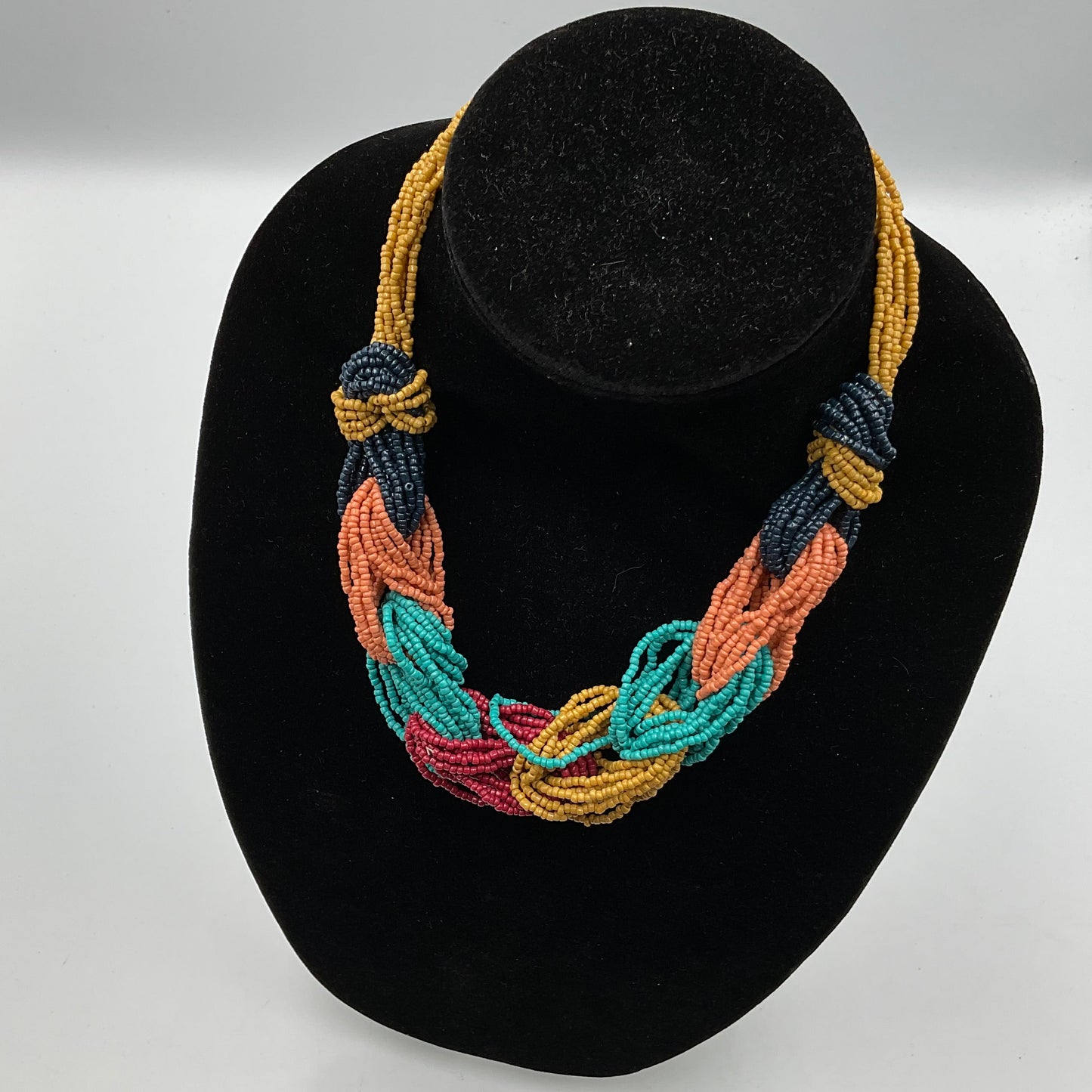 Multi Color Beaded Necklace