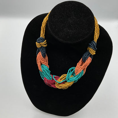 Multi Color Beaded Necklace
