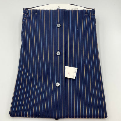 Calvin Klein Men's Dress Shirt Blue Striped L 16.5 34/35 New with Tags