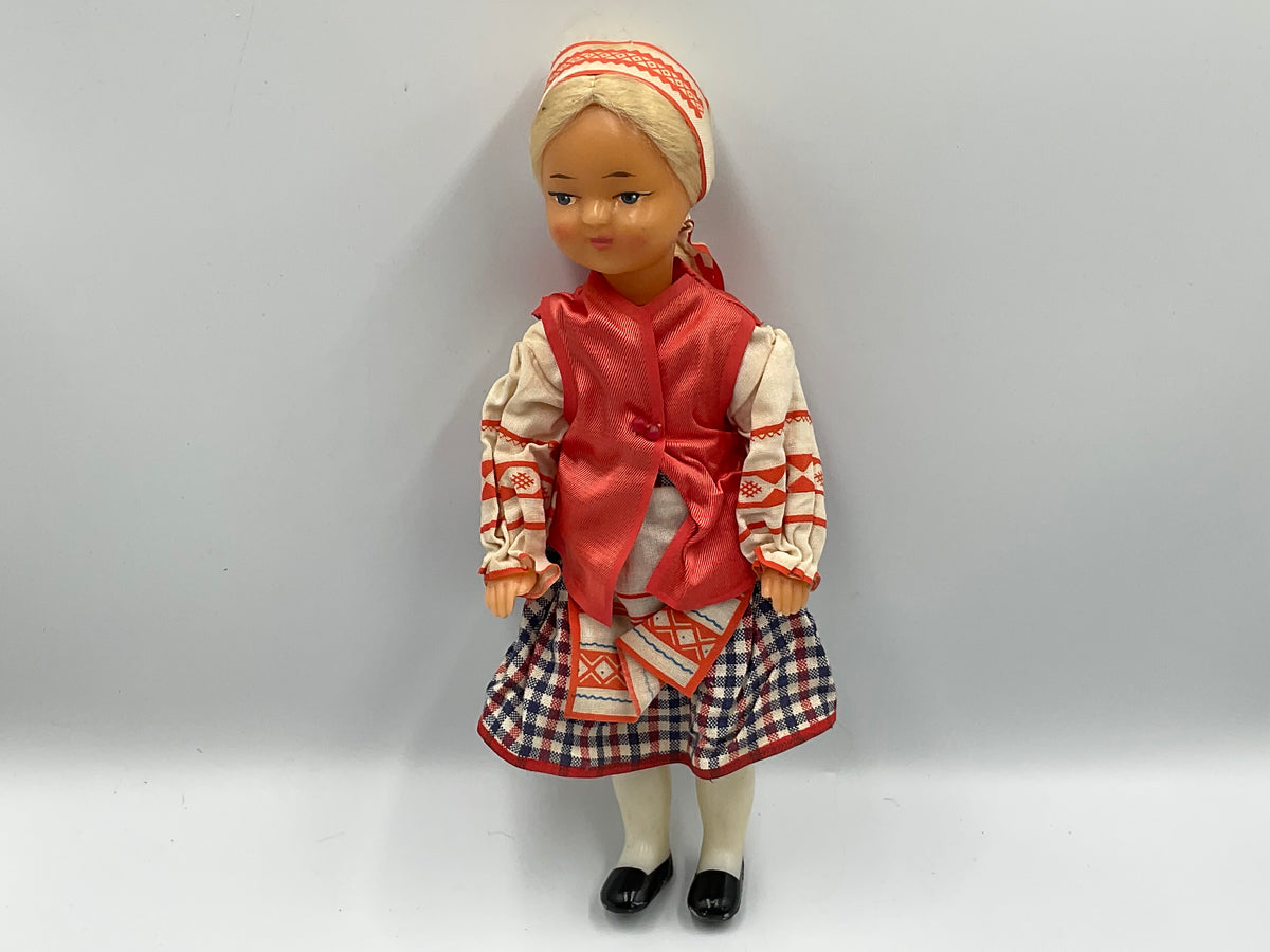 Vintage Soviet-Era (USSR) Ethnic Souvenir Doll
