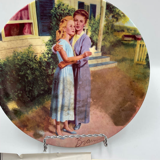 Edwin M.Knowles 1988. You’ll Never Walk Alone By Dan Brown Carousel Plate