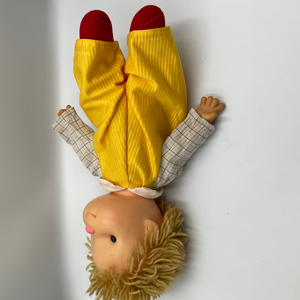 Vintage 1980s Komfy Kid Ice Cream Doll Astra Trading Corp Overalls