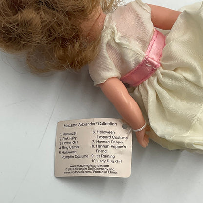 Madame Alexander Vintage 2003 Flower Doll Original Outfit Wrist Tag