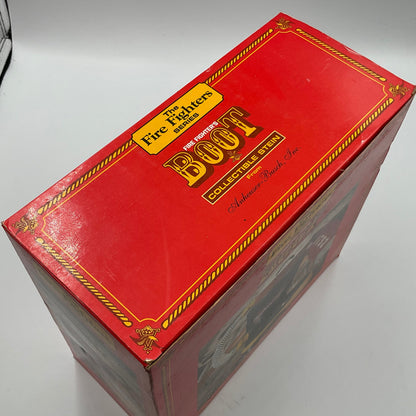 1997 Firefighter Budweiser Boot Mug Stein w/ Box