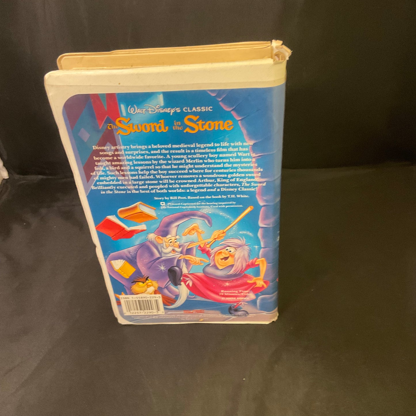 Walt Disney Black Diamond Classics The Sword in the Stone VHS Tape