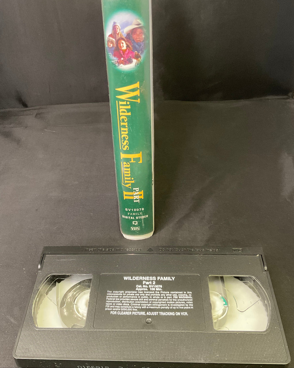 Wilderness Family Part 2 Vintage VHS Video Tape in Original Case