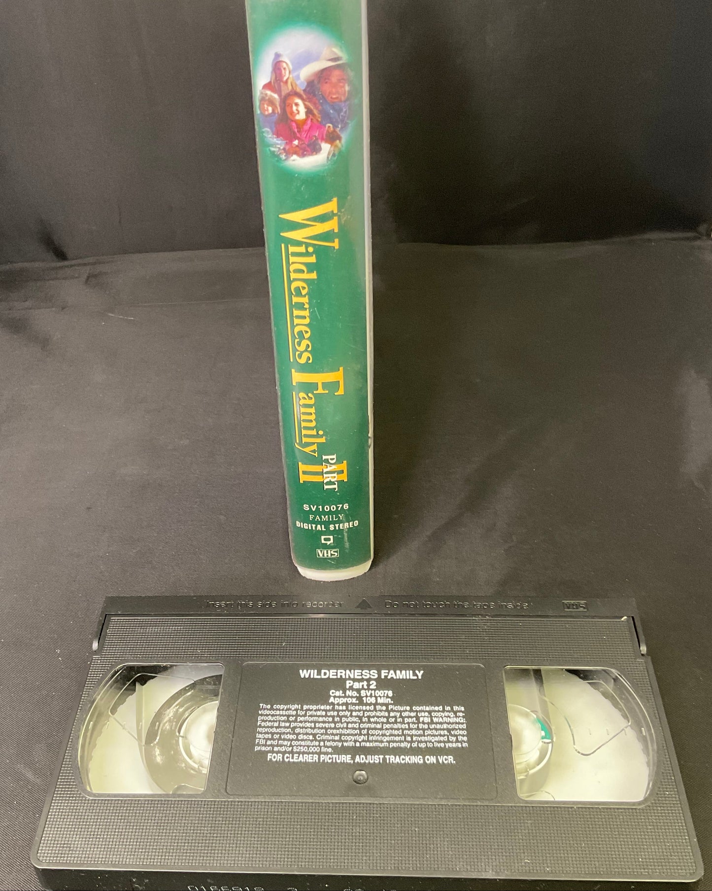Wilderness Family Part 2 Vintage VHS Video Tape in Original Case