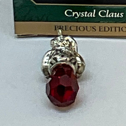 Miniature Vintage Hallmark Keepsake Ornament Precious Edition 1999 "Crystal Claus"