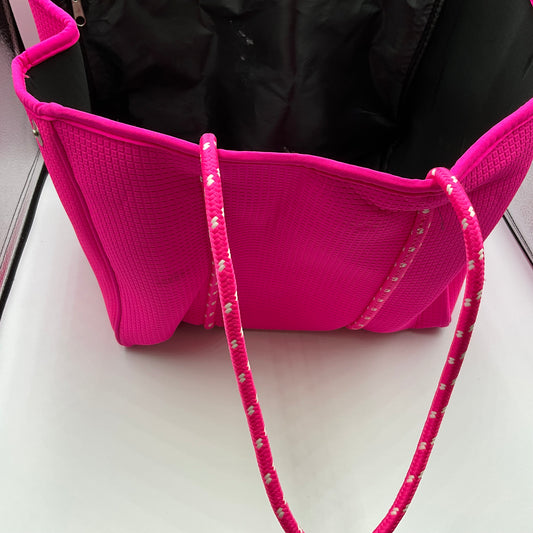No Boundaries Neoprene Beach Tote Pink