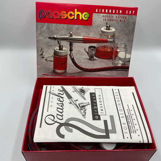 Paasche Air Brush Set Double Action Internal Mix