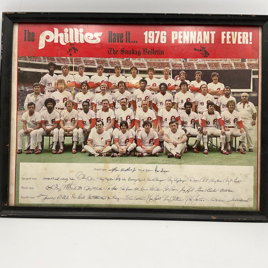 The Phillies Have It…1976 Pennant Fever Autographed Phillies Team Photo