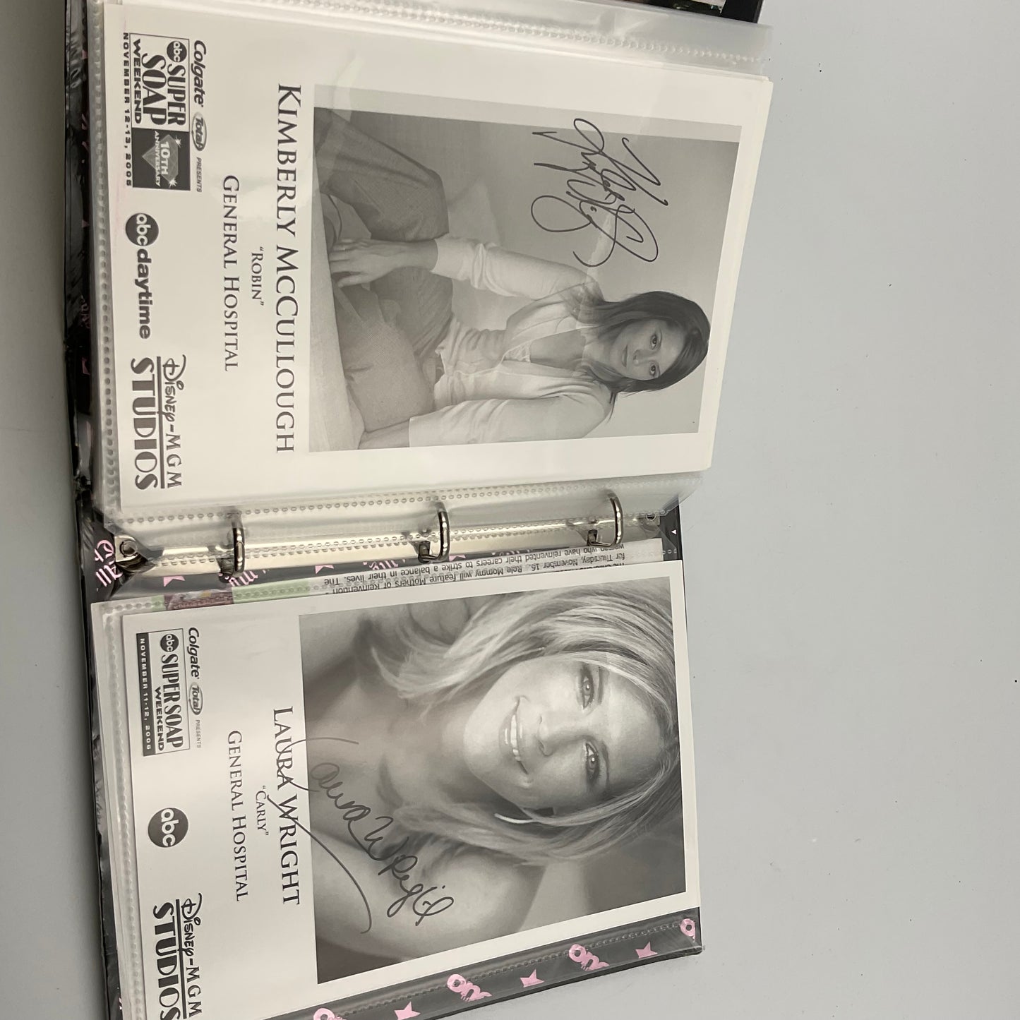 ABC Supersoap Weekend 2005 Autographed photos
