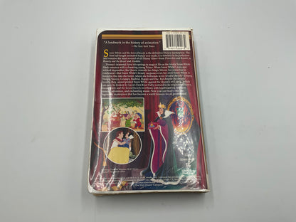 Walt Disney Masterpiece Collection Snow White and the Seven Dwarfs vintage VHS Tape 1994