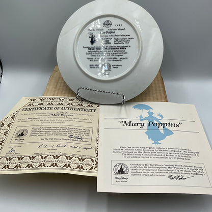 The Edwin M.Knowles China Co.Mary Poppins Collector’s Plate
